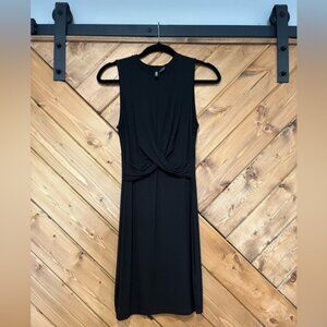H&M Black Sleeveless Midi Dress
